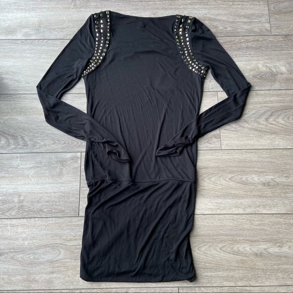 Bcbgmaxazria Beaded  Crowl Neck Dress - Picture 12 of 16